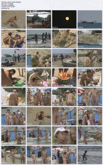 Nudism in Bulgaria - video on a nudist beach