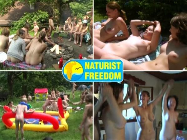 Picnic at nudists in a cottage place - Naturist Freedom