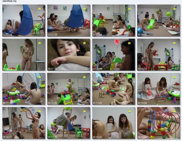 Naturism video - Nursery for games and entertainments