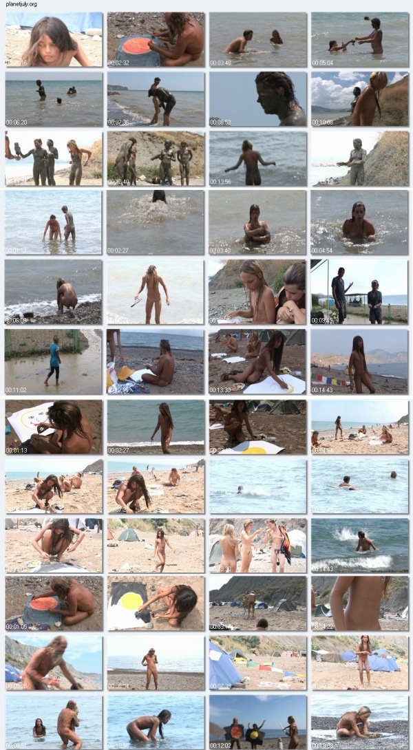 Nudism DVD video - Mars and Muddy Merry-Making