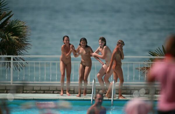 Nudism water location - international resort of a nudism