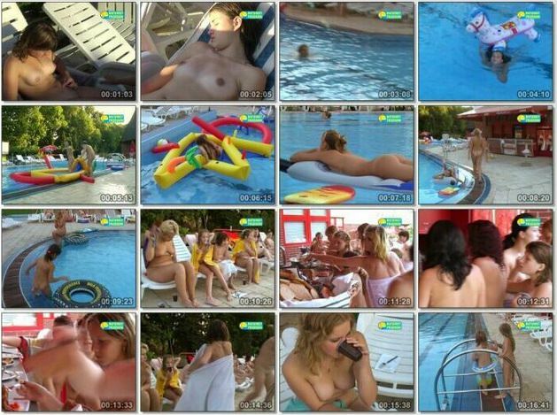 Night life of nudists - video HD