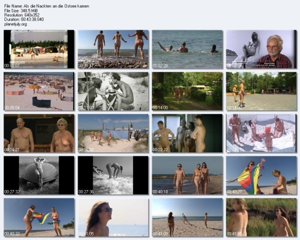 Family naturism nudism Germany - documentary video